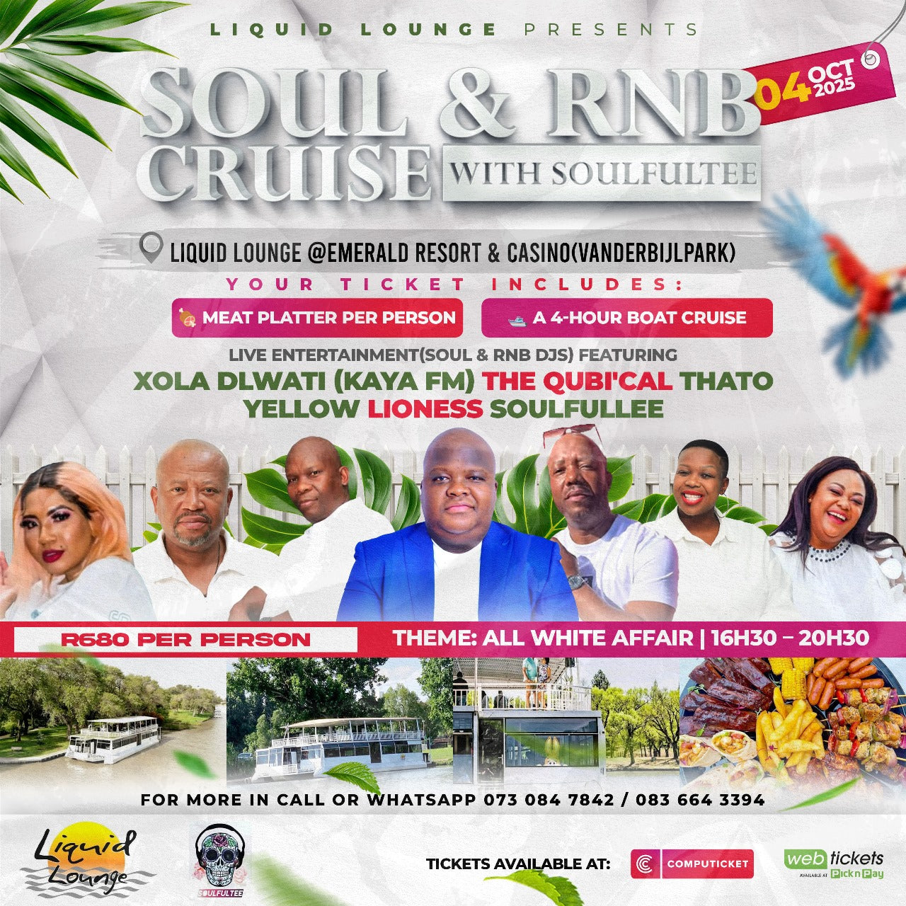 Soul & RNB Cruise – Vaal River Cruises