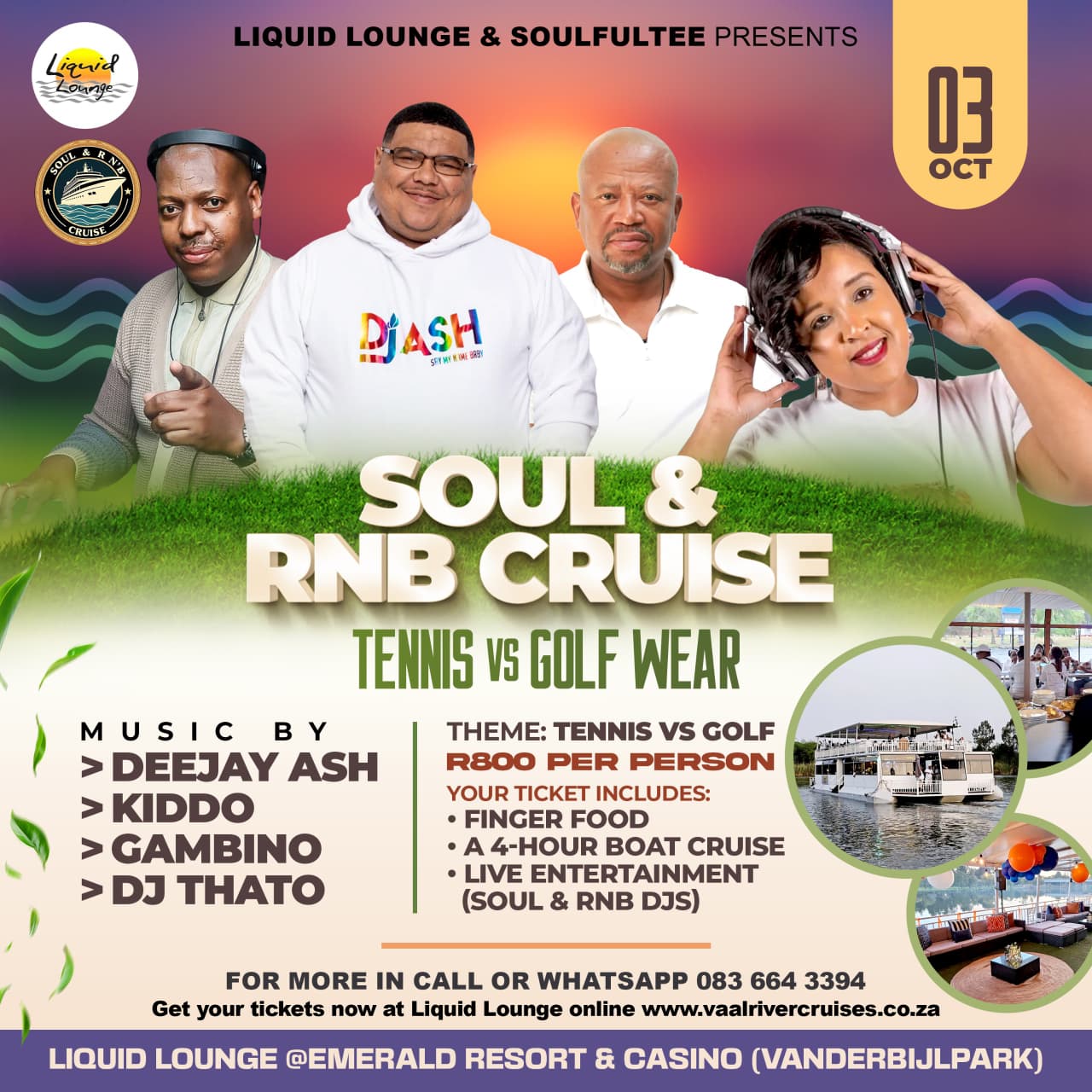 Soul RnB Cruise | Tennis vs Golf